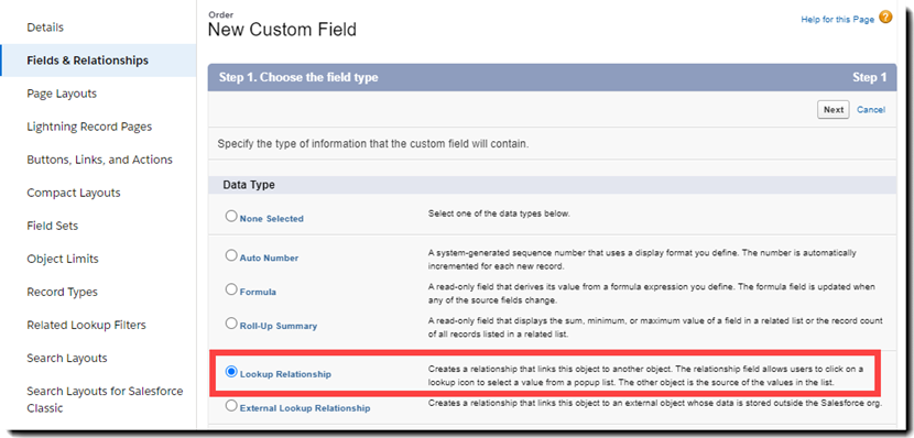 Vælg opslagsforhold