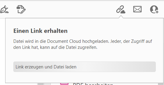 Fortschritt beim Hochladen und Freigeben von Dateien