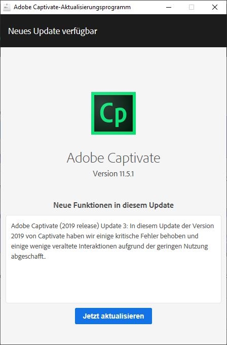 Adobe Captivate Updater