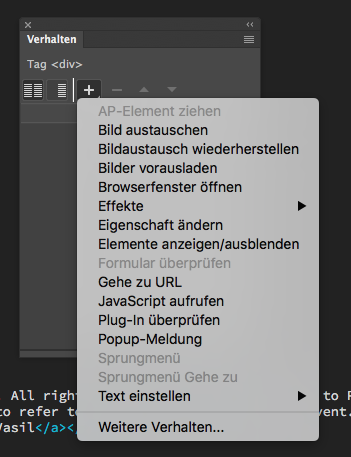 Hinzufügen von jQuery-Effekten