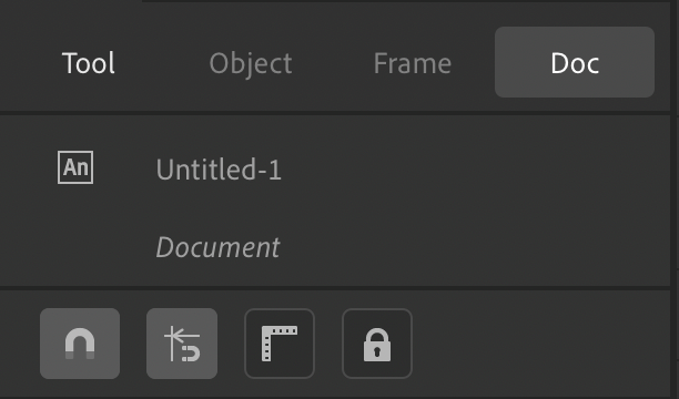 Quick action section