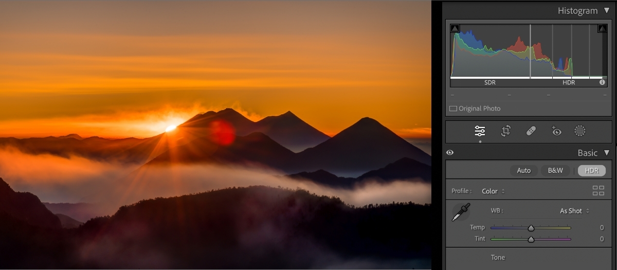 Image after applying HDR effect