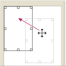 Photoshop 新しい場所にプレースホルダーをドラッグ