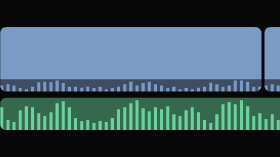 Manage tracks on the timeline