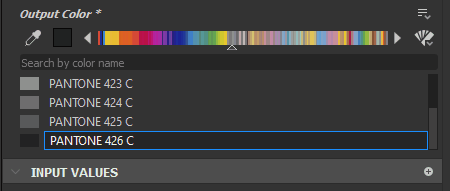 Browsing Spot colors