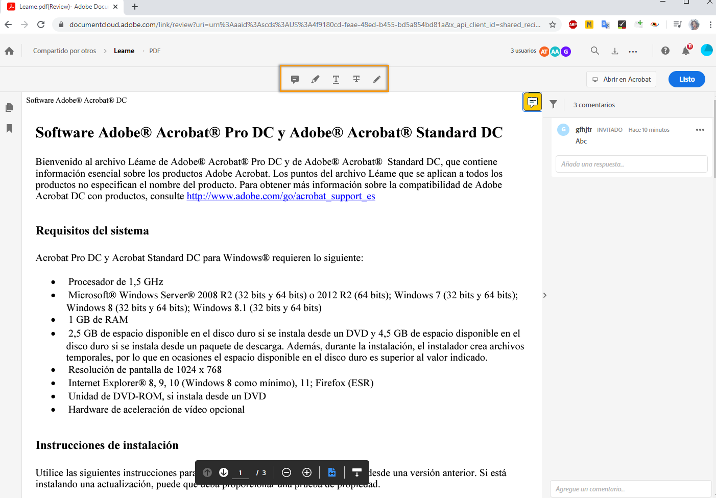 Agregación de comentarios