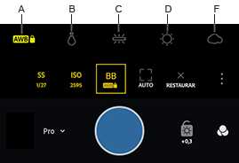 Opciones y bloqueo del equilibrio de blancos en Adobe Photoshop Lightroom CC para dispositivos móviles (Android)