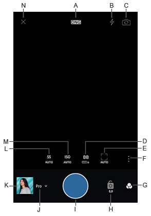 Modo profesional en el módulo de captura de Lightroom para Android