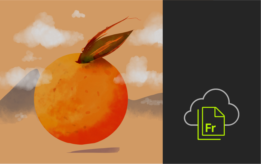 Minne Adobe Fresco ‑taideteokseni tallennetaan?