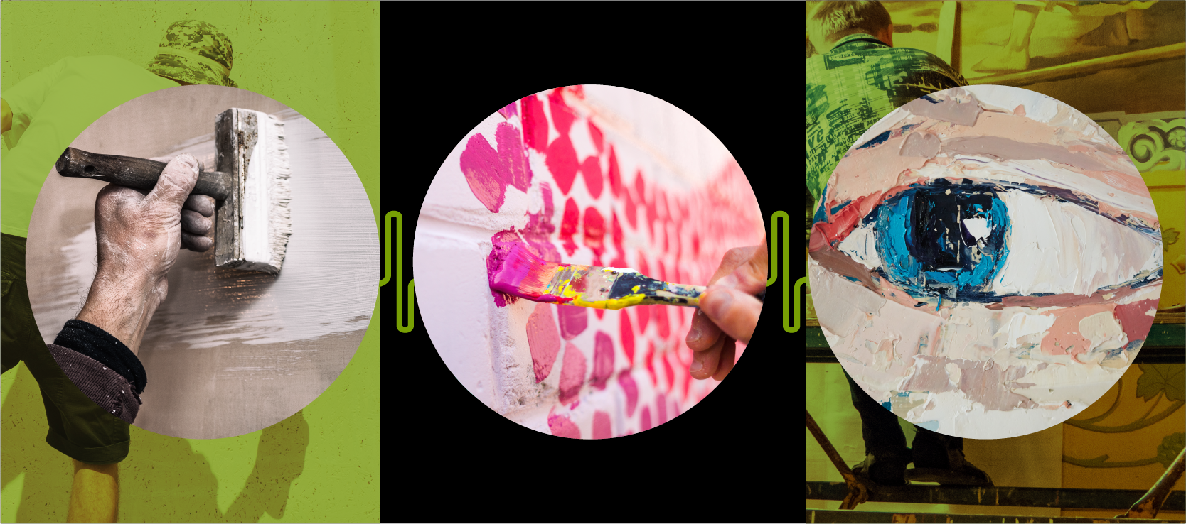 Fresko-maalaustekniikkaa käyttäessään taiteilija yrittää luoda näyttävän vaikutelman märän laastin ja värien avulla. 