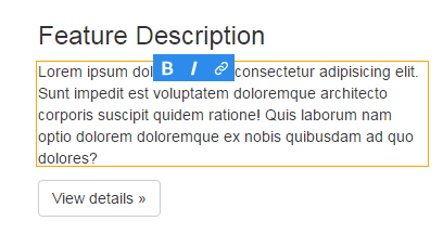 Inspecteur Propriétés rapide pour la mise en forme du texte