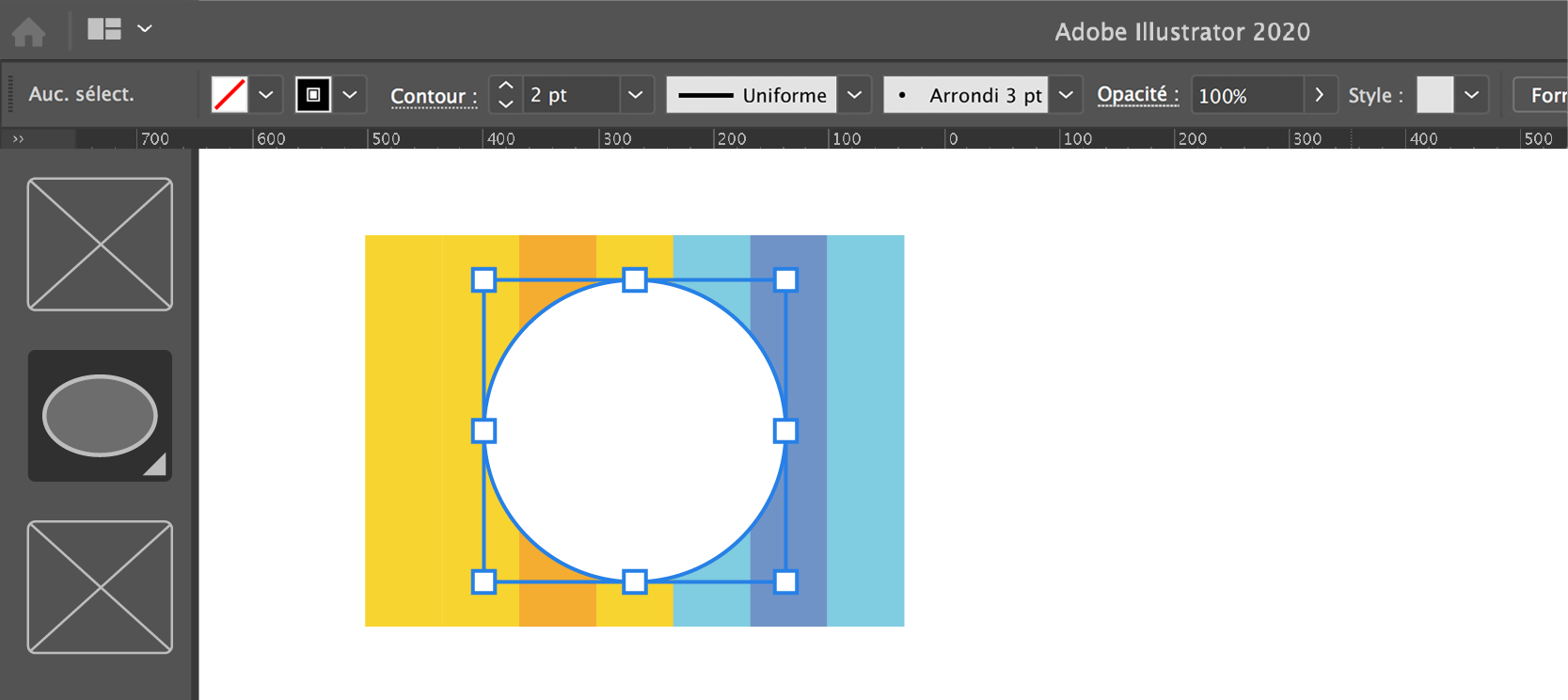Ajout du cercle au centre