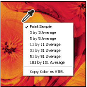 Menu di scelta rapida di Photoshop