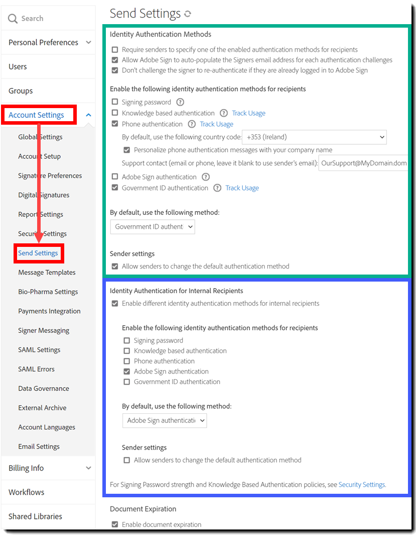 Metodi di autenticazione identità