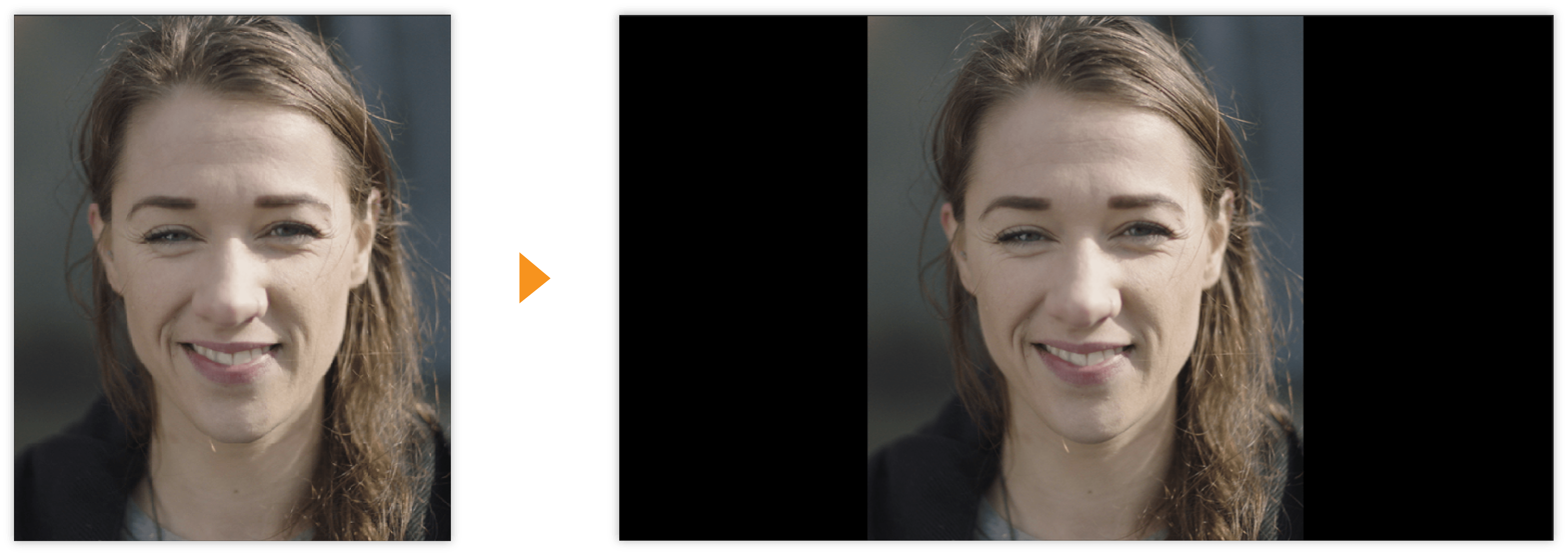 出力サイズに合わせてスケール