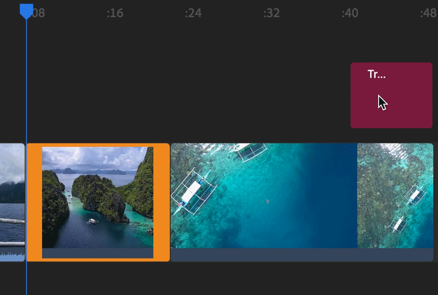 템플릿 지속 시간 조정