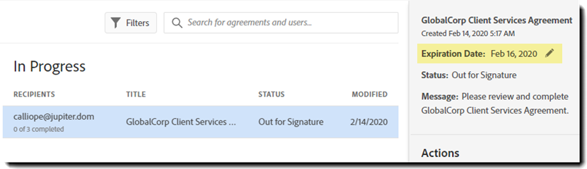 Rediger utløpsdatoen