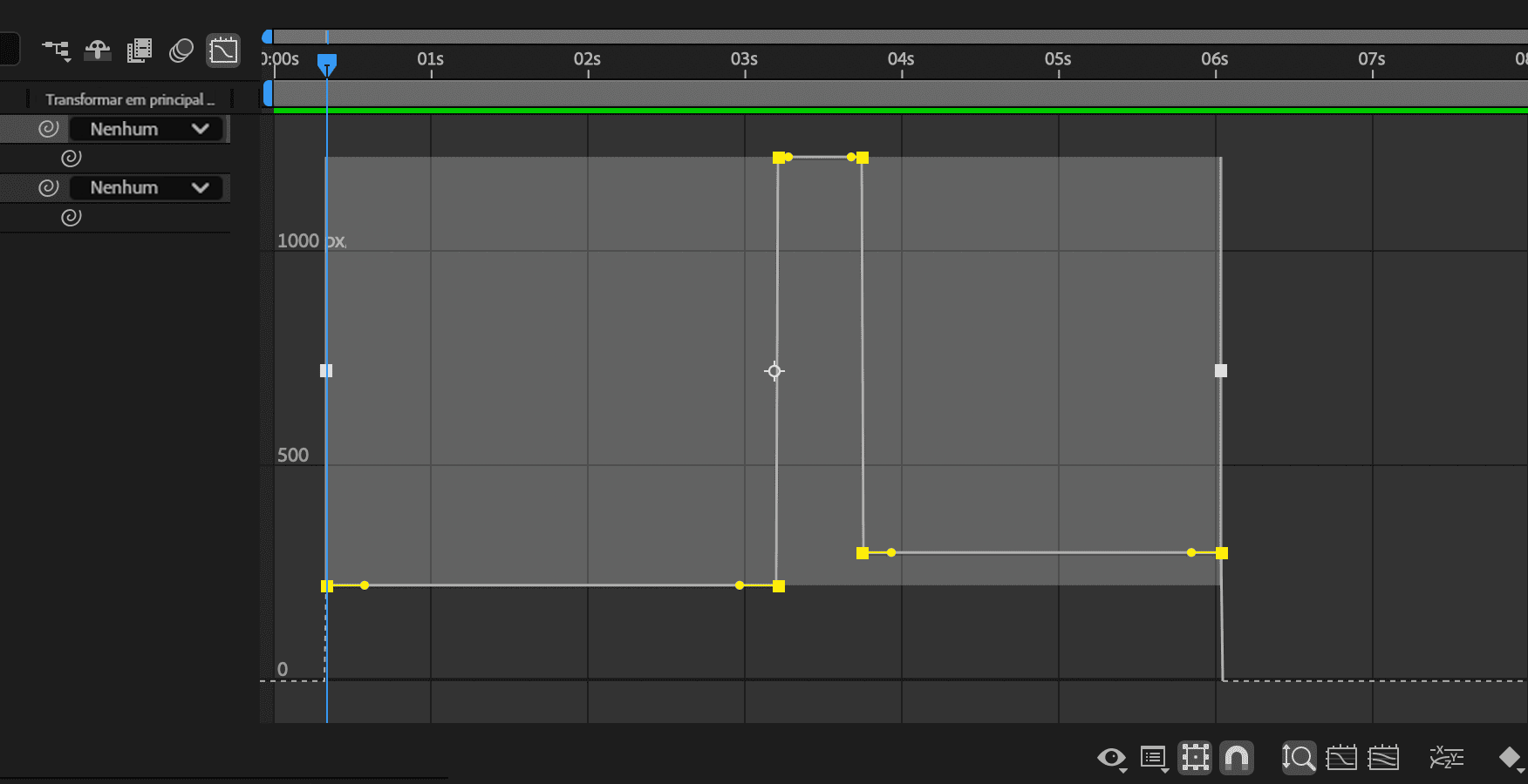 A interpolação “Linear” causa alterações bruscas.