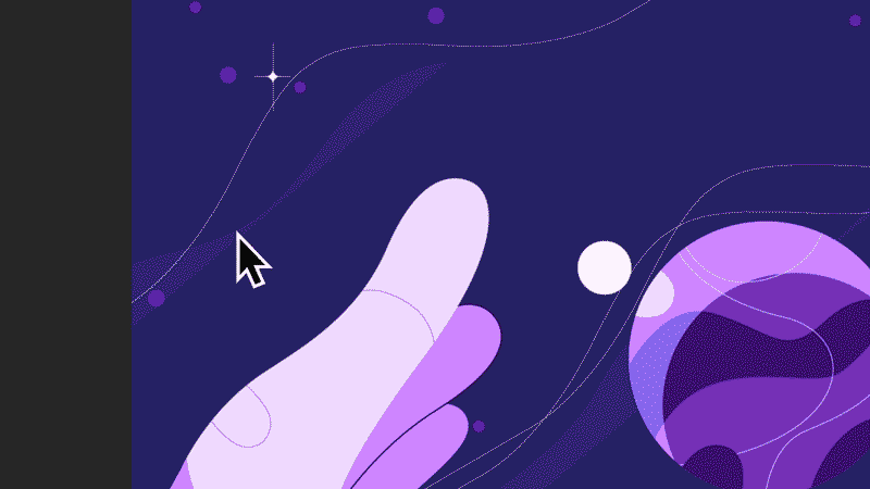 ferramentas da câmera na barra de ferramentas