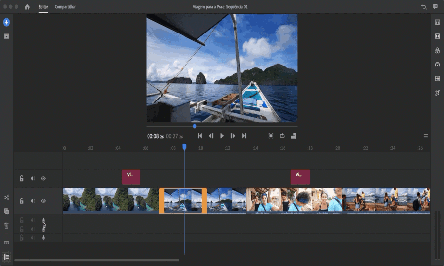 Contagem regressiva de narração