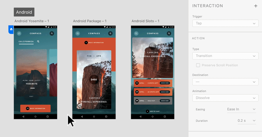 Combinar vários acionadores