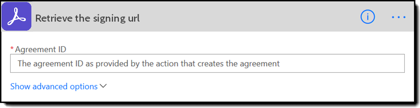 Hämta signerings-URL:en