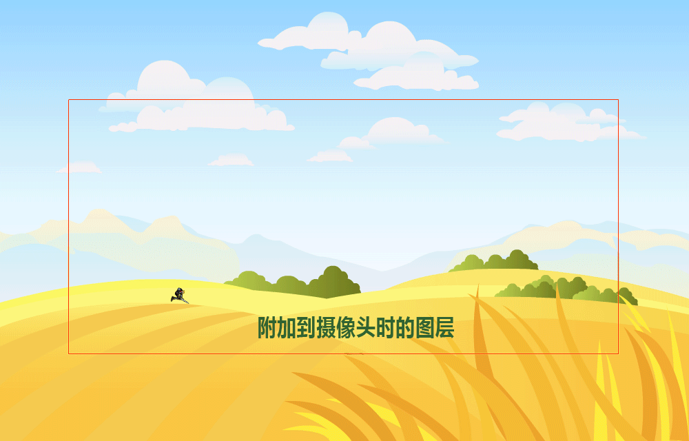 有摄像头锁定的图层