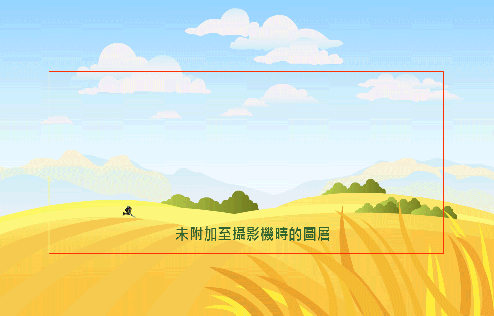 已鎖定攝影機的圖層