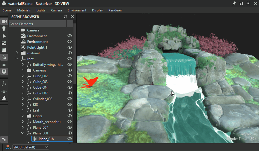 3D View - Contextual menu